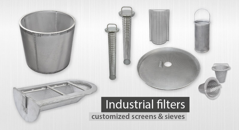 industrial filters replacement screens manufacturer strainers
