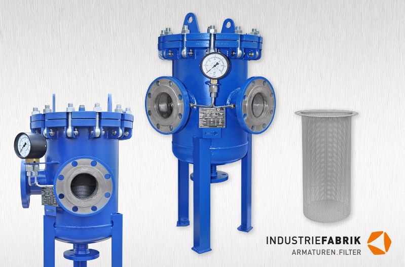 Basket strainers Type SKF Industriefilter Siebkorbfilter