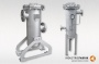 Simplex strainers, stainless steel with stand / differential pressure indicator