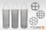 Filtereinsätze für Industrieanlagen / Ersatzsiebe für Siebkorbfilter; Maschenweite: 10 mm, 8 mm, 5 mm