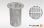 Replacement screens for basket strainers, MS 1 mm