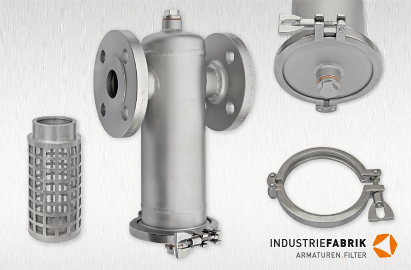 Pot type strainer PSA / PSB, Stainless steel - Industriefilter