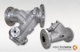 Y-strainers with stainless steel, heating jacket