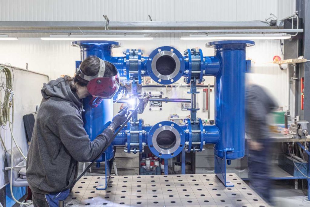 Doppelfilter als Umschaltfilter in der eigenen Fertigung, Ausstattung und Optionen aus dem Filterbau