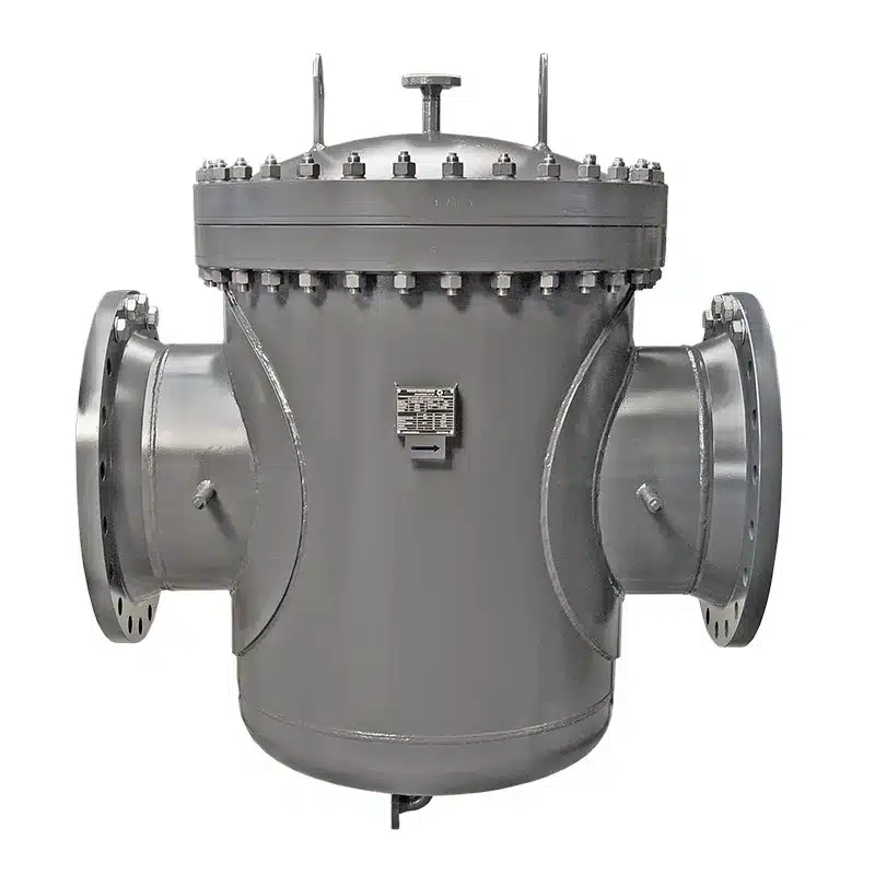 Industriefilter DN500 PN25 aus Edelstahl in Sonderausführung, ausgelegt nach AD 2000, EN 13445 und DGRL
