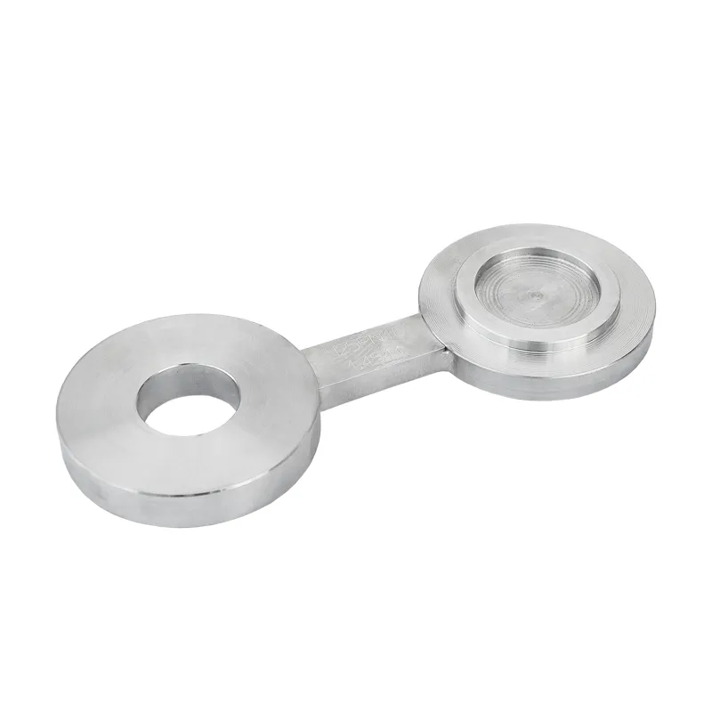 Brillensteckscheiben DN25 PN160 in Form C mit Nut und Feder, passend zum Flansch