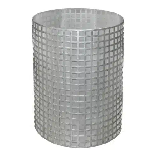 Zylindersieb aus Edelstahl mit Stützkorb und Gewebe als Ersatz- und Schutzsieb für Y-Schmutzfänger (Schrägsitzfilter)